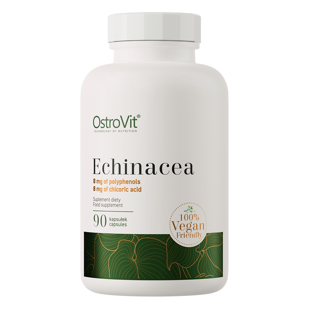 Echinacea VEGE – 90 vegan capsules, Gestandaardiseerde extracten | OstroVit