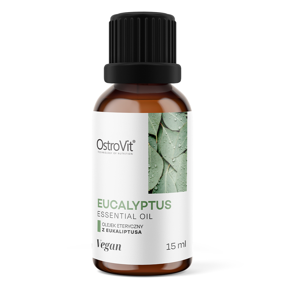 Eucalyptus Essential Oil – 15 ml, ± 525 druppels, 100% puur | OstroVit