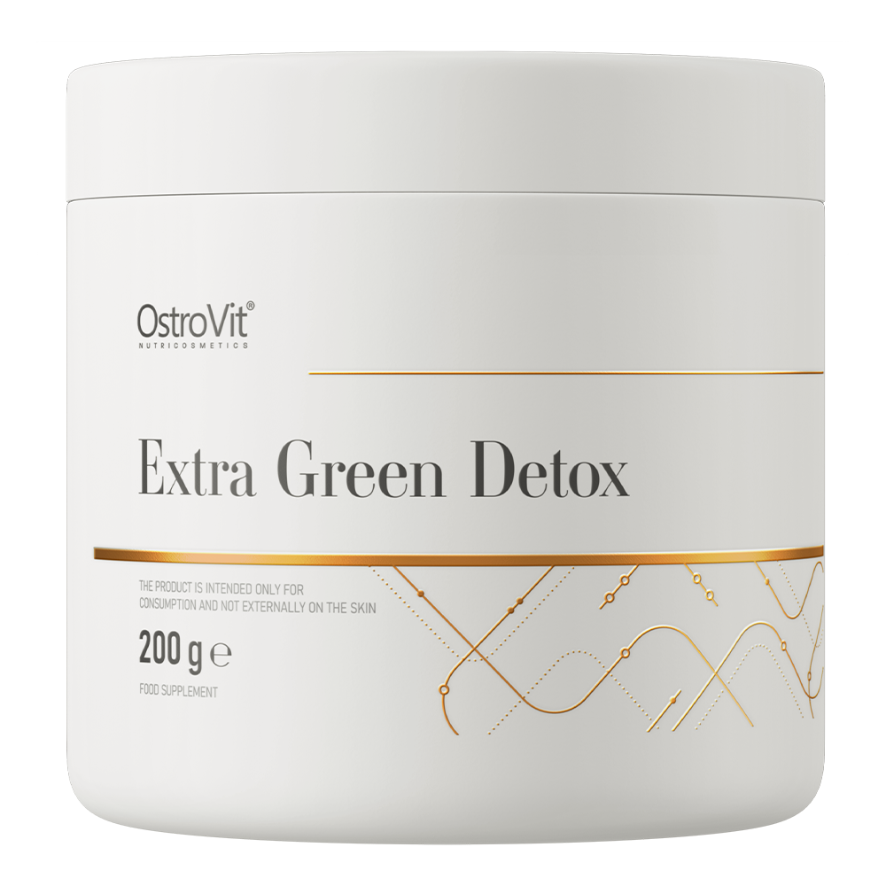 Extra Green Detox – 200 g, Groene blend, rijk aan vezels | OstroVit