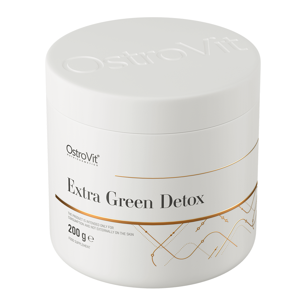 Extra Green Detox – 200 g, Groene blend, rijk aan vezels | OstroVit