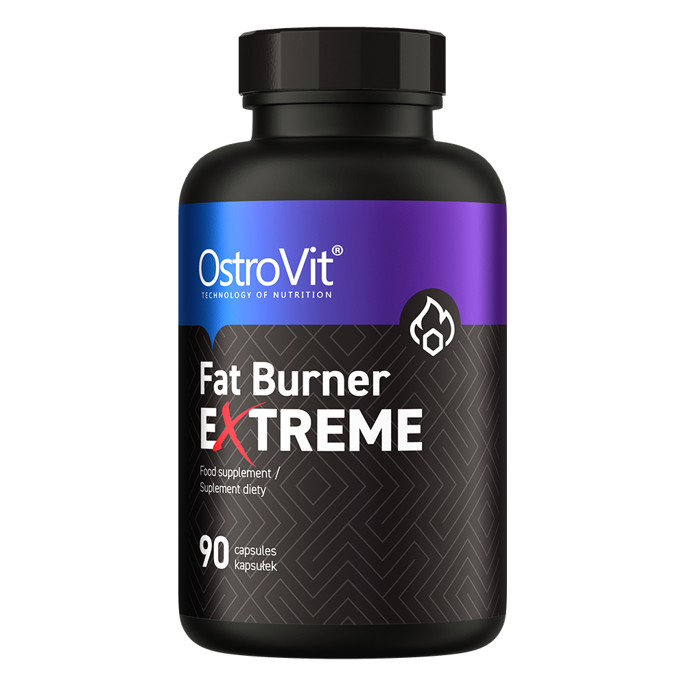 Fat Burner eXtreme – 90 capsules, 200 mg cafeïne + chroom | OstroVit