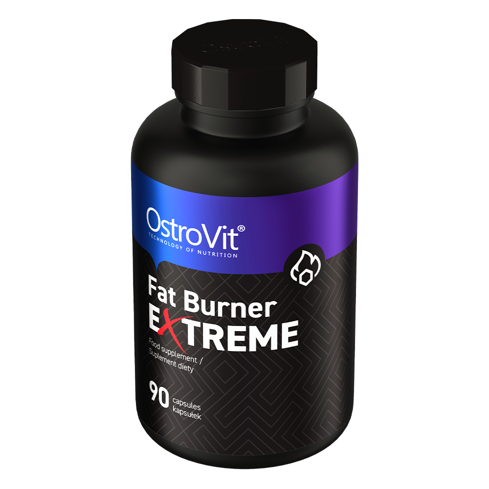 Fat Burner eXtreme – 90 capsules, 200 mg cafeïne + chroom | OstroVit