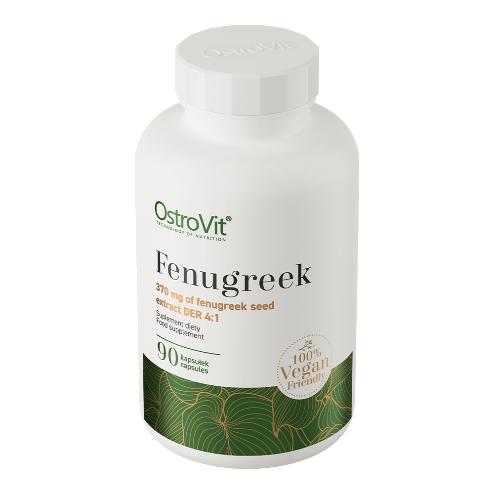 Fenugreek VEGE – 90 vegan capsules, 370 mg | OstroVit