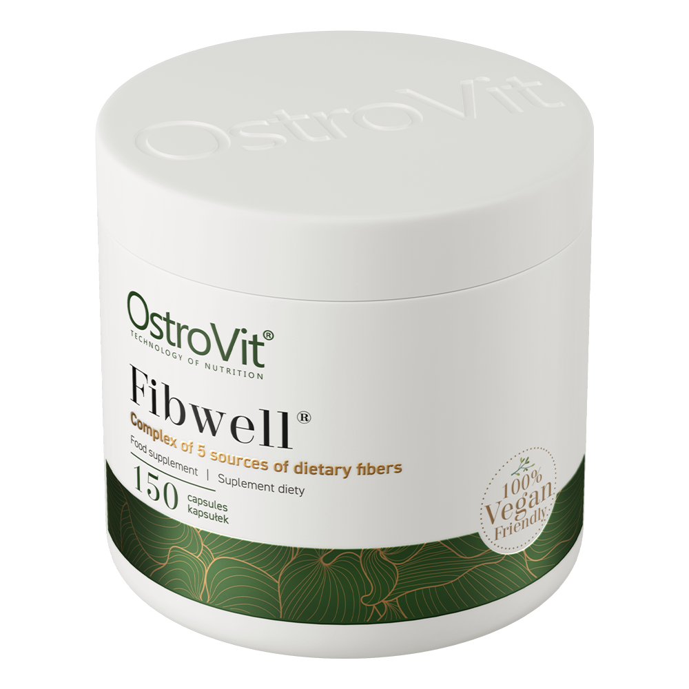 Fibwell® VEGE – 150 vegan capsules, 5‑in‑1 vezelmix | OstroVit