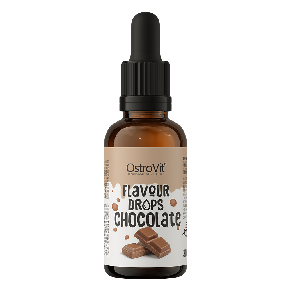 Flavour Drops Chocolade – 30 ml, Vegan | OstroVit