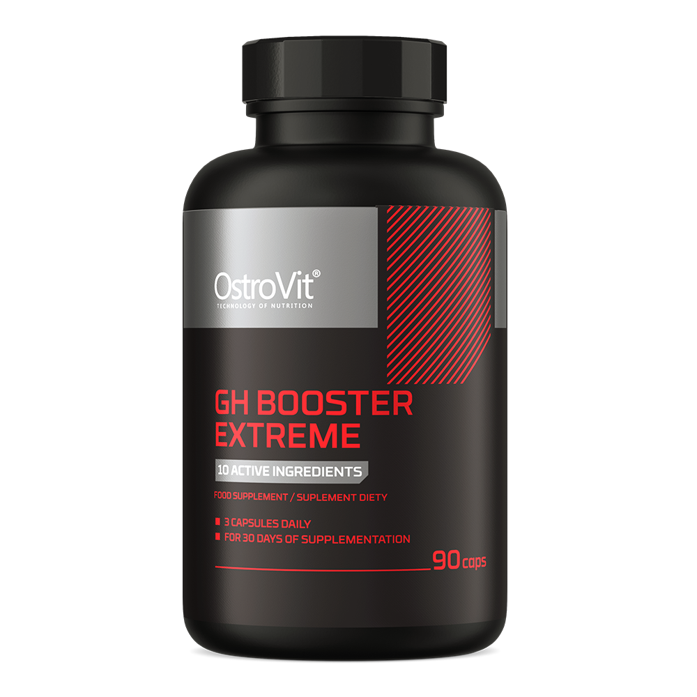 GH Booster Extreme – 90 capsules, 10 actieve stoffen - zink, B6 & 2000 IE D3 | OstroVit