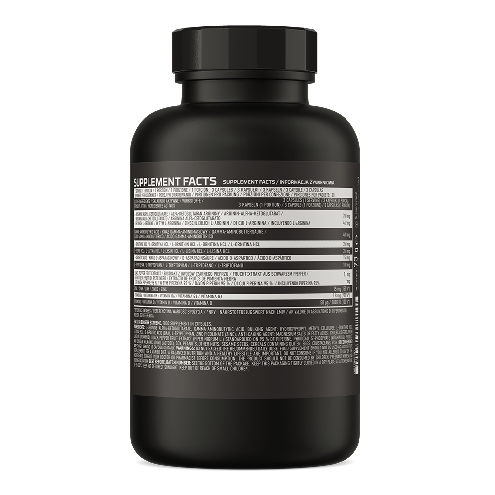 GH Booster Extreme – 90 capsules, 10 actieve stoffen - zink, B6 & 2000 IE D3 | OstroVit