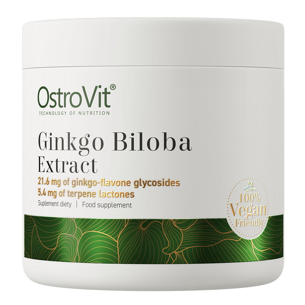 Ginkgo Biloba | Extract | 50 g | 555 Porties | Poeder | Natural | OstroVit