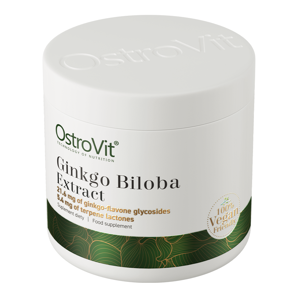 Ginkgo Biloba | Extract | 50 g | 555 Porties | Poeder | Natural | OstroVit