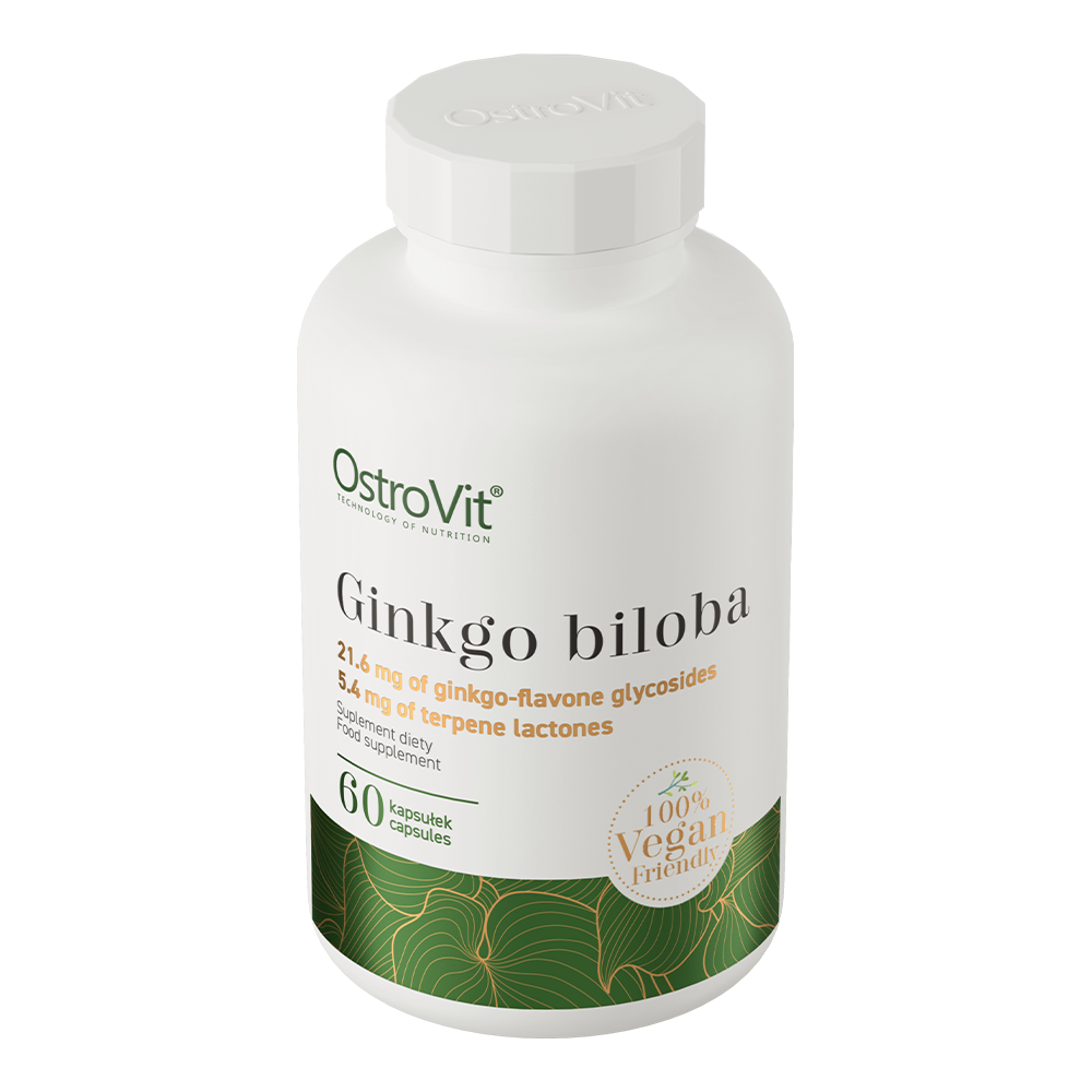 Ginkgo Biloba VEGE – 60 capsules, 90 mg extract (24%/6%) | OstroVit
