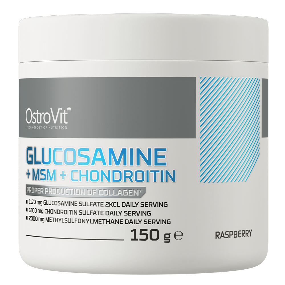 Glucosamine + MSM + Chondroitin | 150 g | Framboos | OstroVit