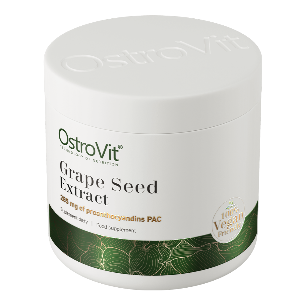Druivenpitextract | 95% Proanthocyanidinen | Vegan | 166 Porties | Poeder | OstroVit