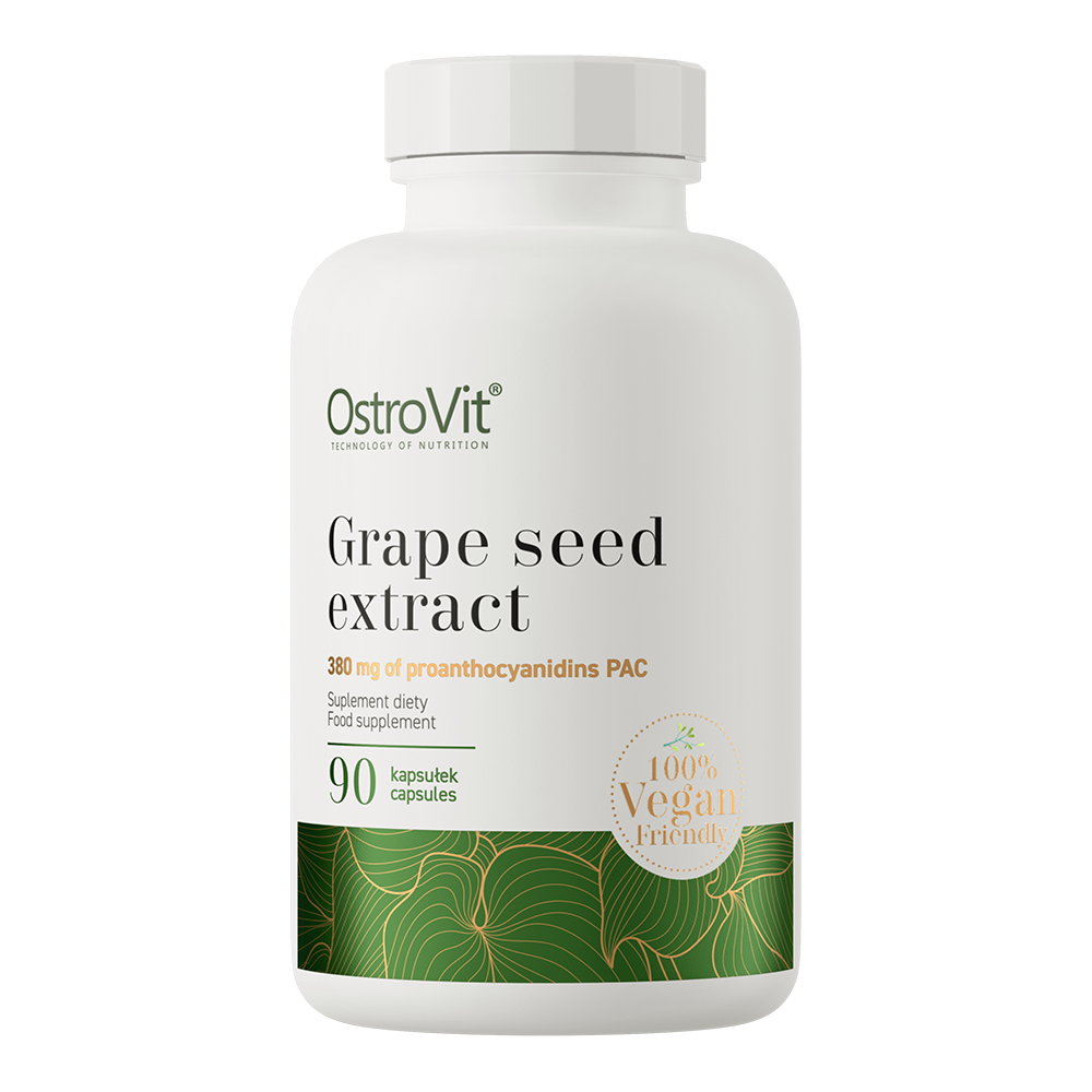 Grape Seed Extract VEGE – 90 capsules, 400 mg (95% OPC) per capsule | OstroVit