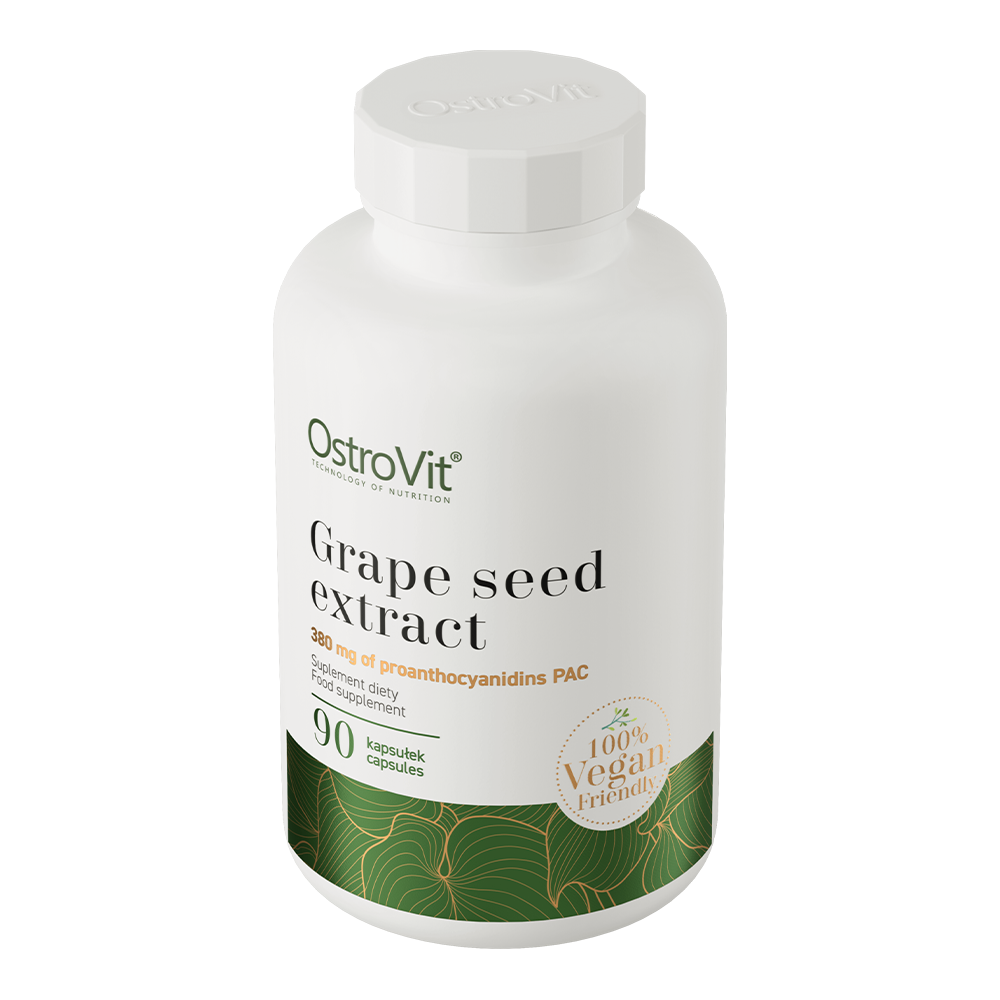 Grape Seed Extract VEGE – 90 capsules, 400 mg (95% OPC) per capsule | OstroVit