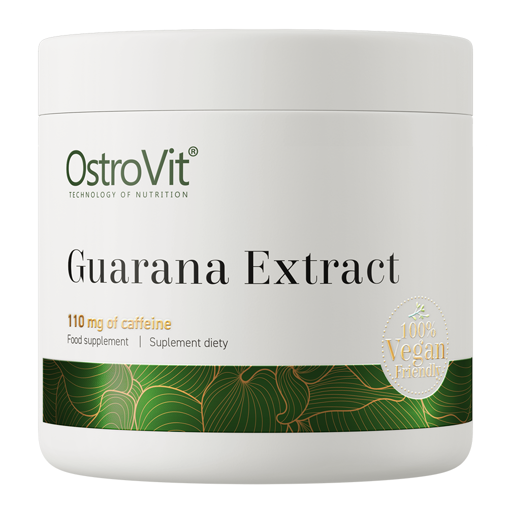 Guarana Extract | Cafeïne 22% | Natural | Poeder | 100 g | OstroVit