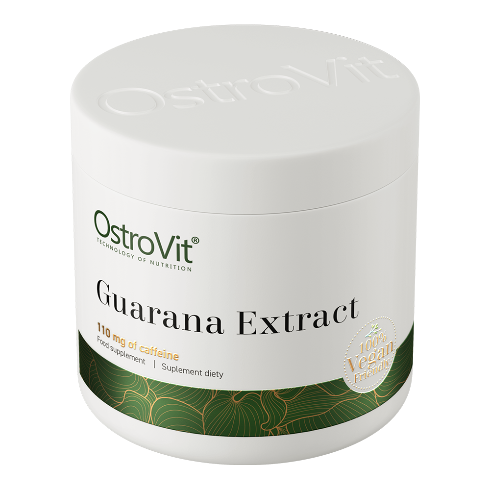Guarana Extract | Cafeïne 22% | Natural | Poeder | 100 g | OstroVit