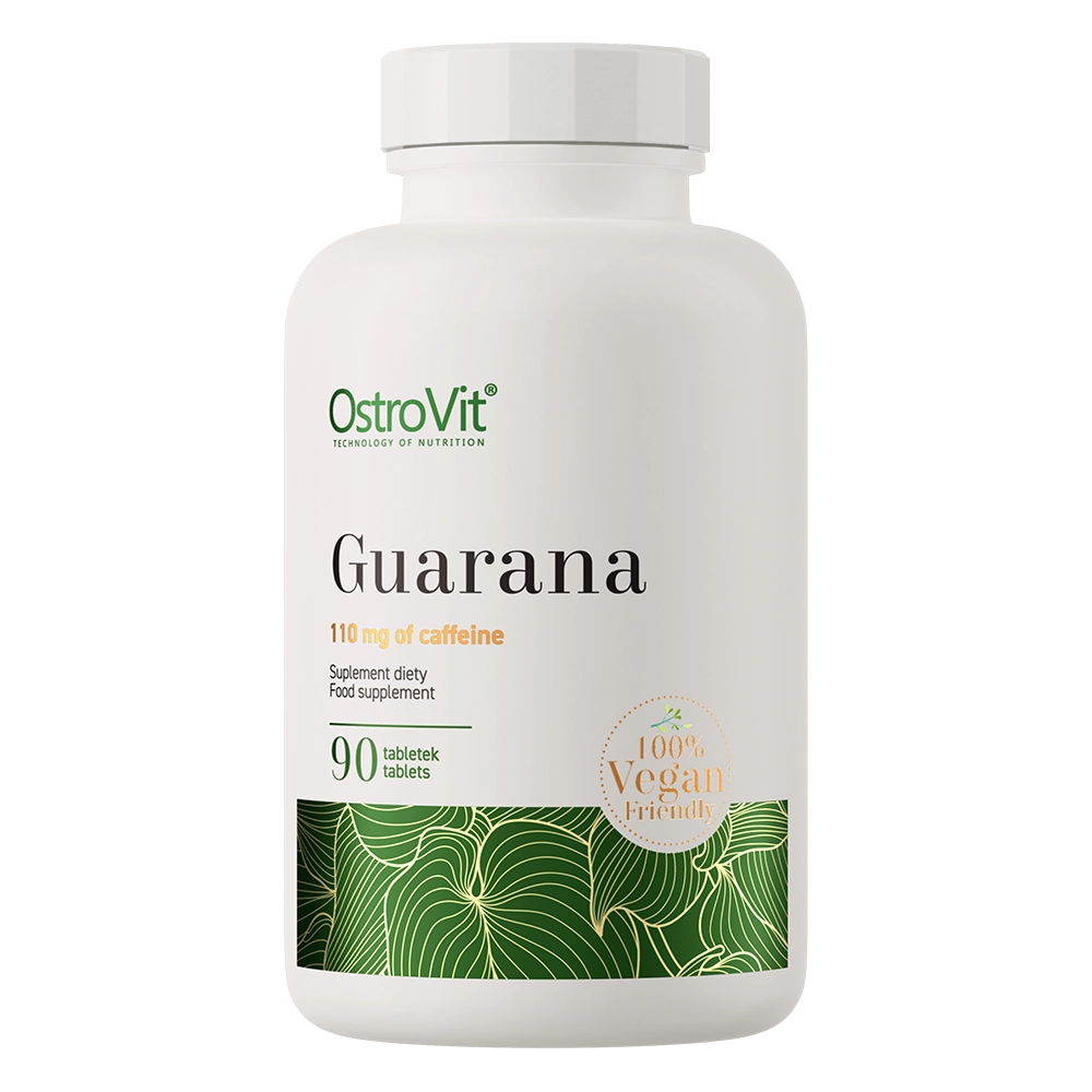 Guarana VEGE – 90 tabletten, 500 mg extract (110 mg cafeïne) | OstroVit