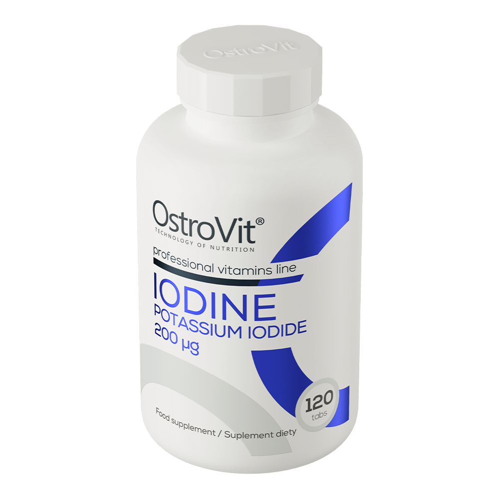 Jodium 200 µg – 120 vegan tabletten (kaliumjodide) | OstroVit
