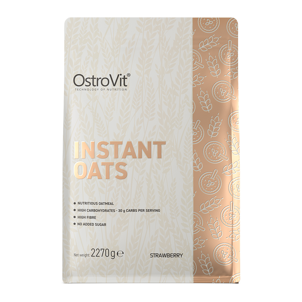 Instant Oats | 2270 g | Aardbei | Eiwit Oats | OstroVit