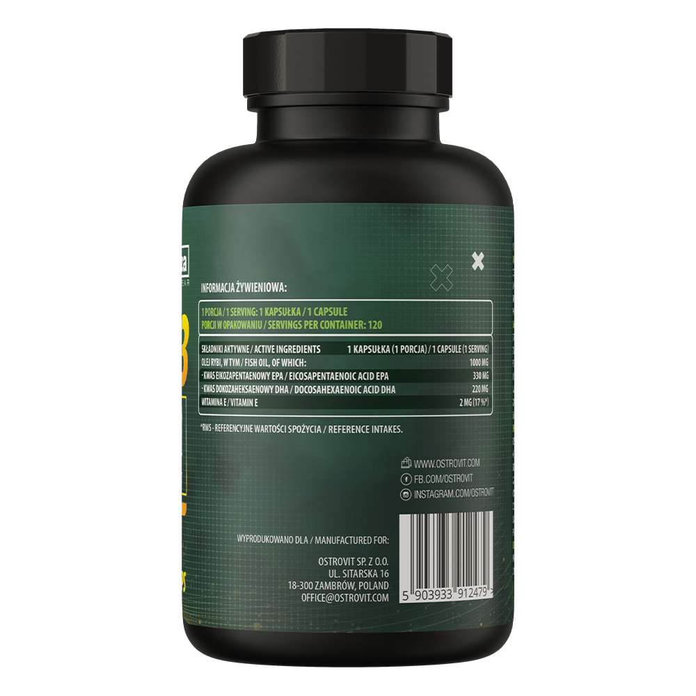 KEEZA Omega 3 Ultra | 120 Capsules | OstroVit