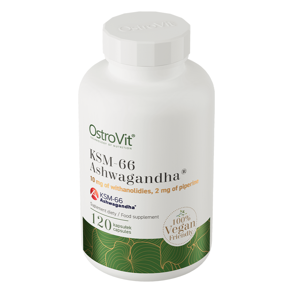 KSM-66 Ashwagandha® | VEGE | 120 Capsules | OstroVit