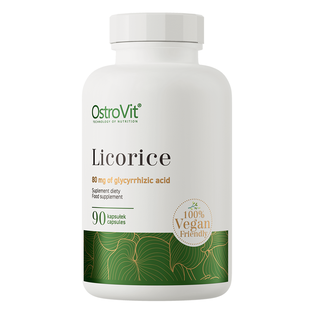 Licorice VEGE – 90 vegan capsules, 400 mg extract (20%) | OstroVit