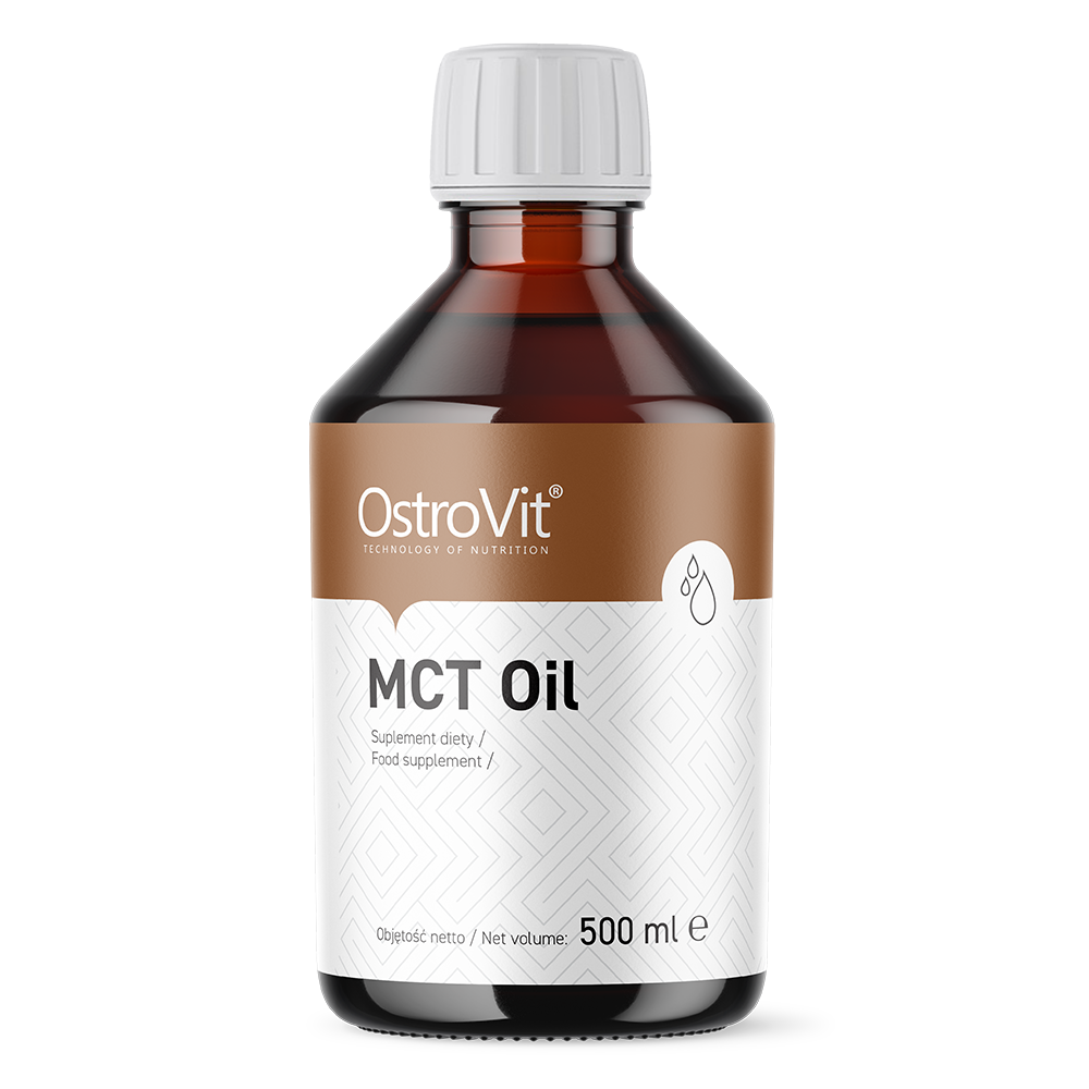 MCT-olie | BPA-vrije fles | 500 ml | Natural | OstroVit