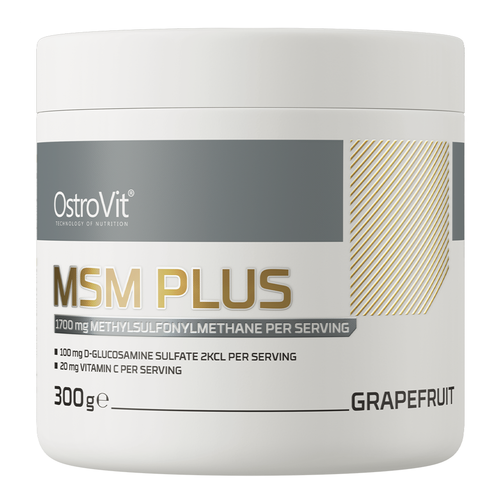 MSM Plus – 300 g, Grapefruit, 150 porties | OstroVit