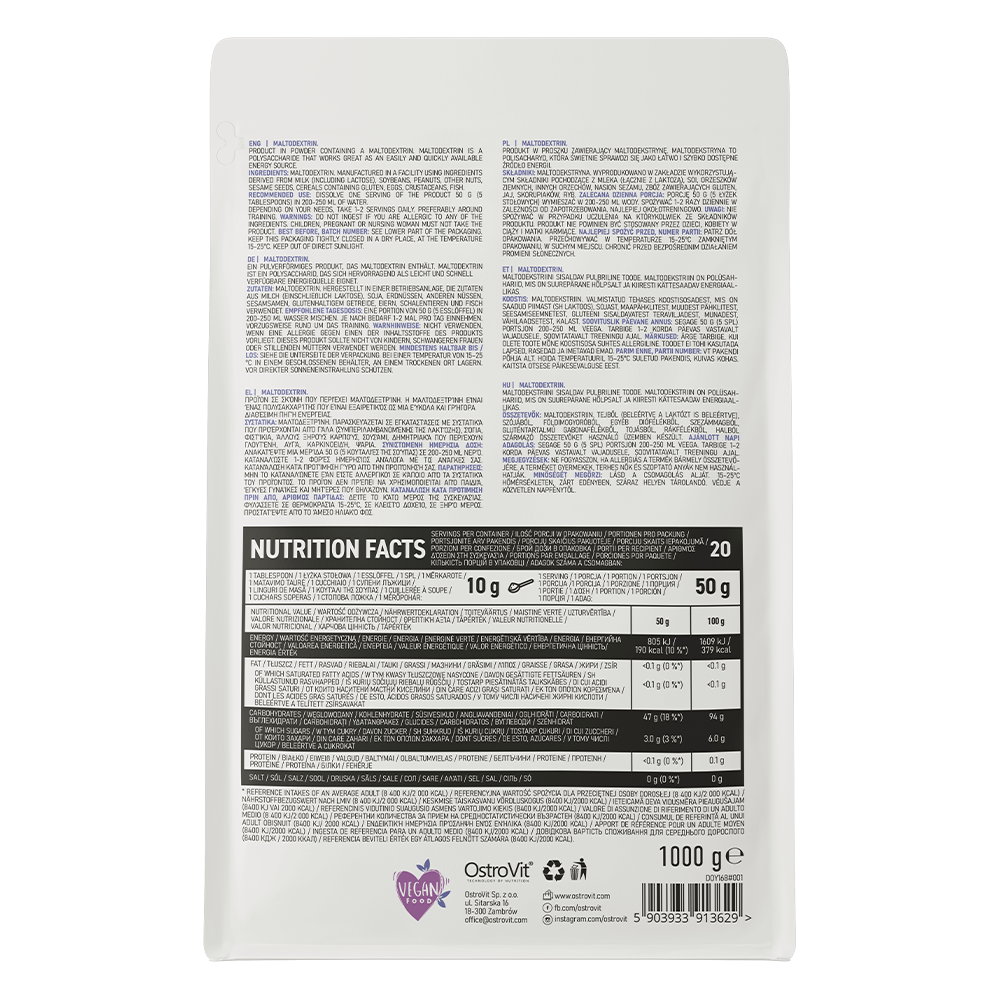 Maltodextrin Naturel 1000 g