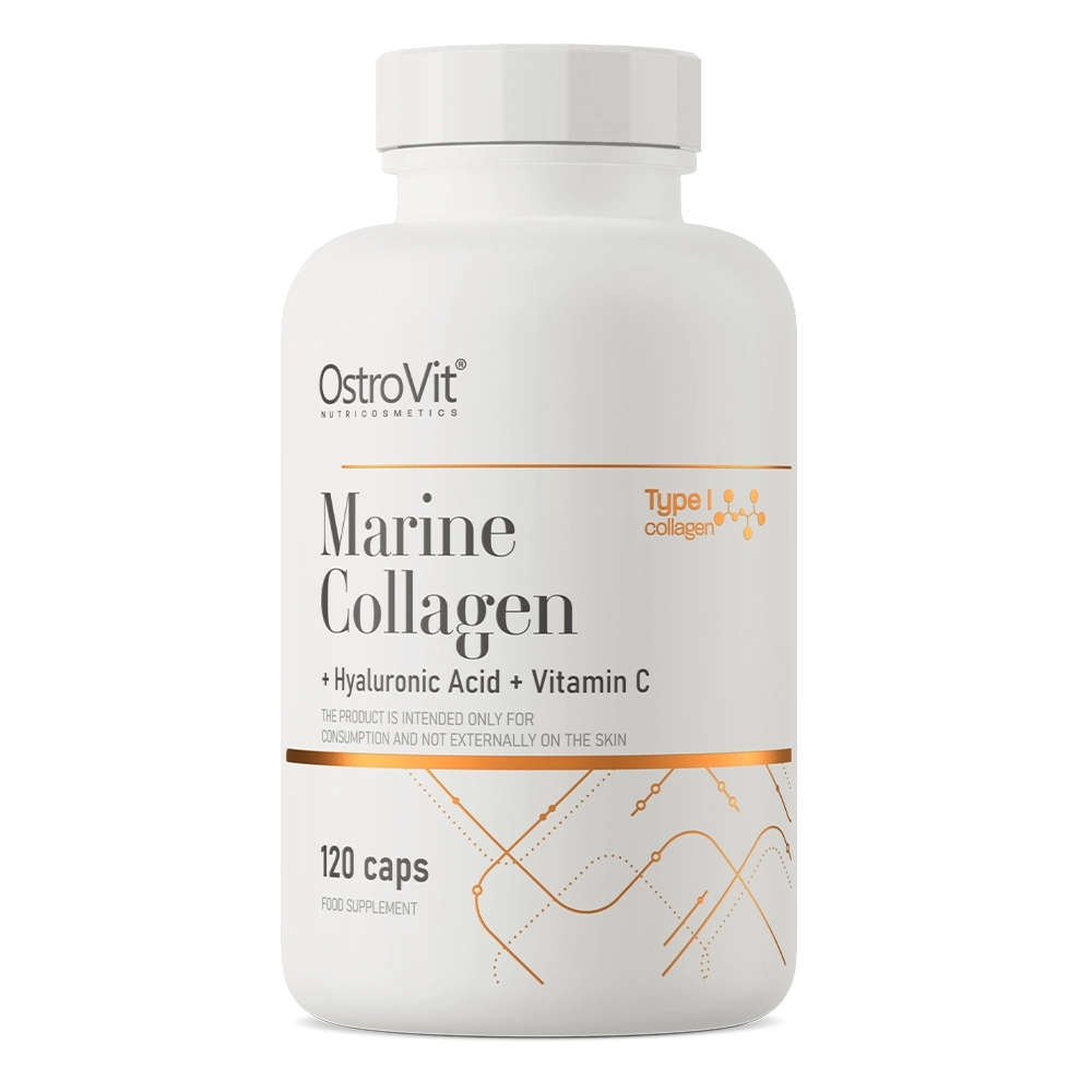 Marine Collagen + Hyaluronzuur + Vitamine C – 120 capsules | OstroVit