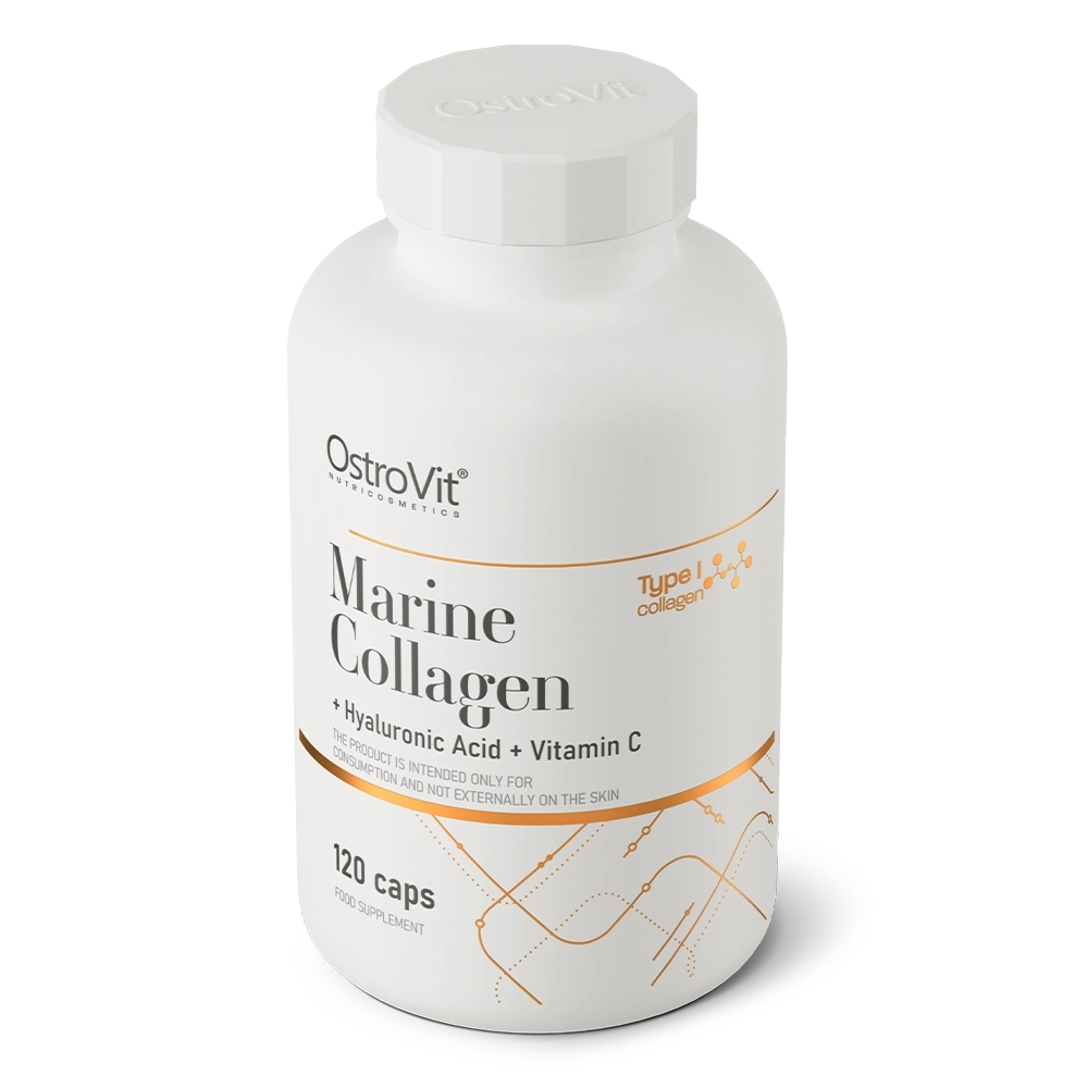 Marine Collagen + Hyaluronzuur + Vitamine C – 120 capsules | OstroVit