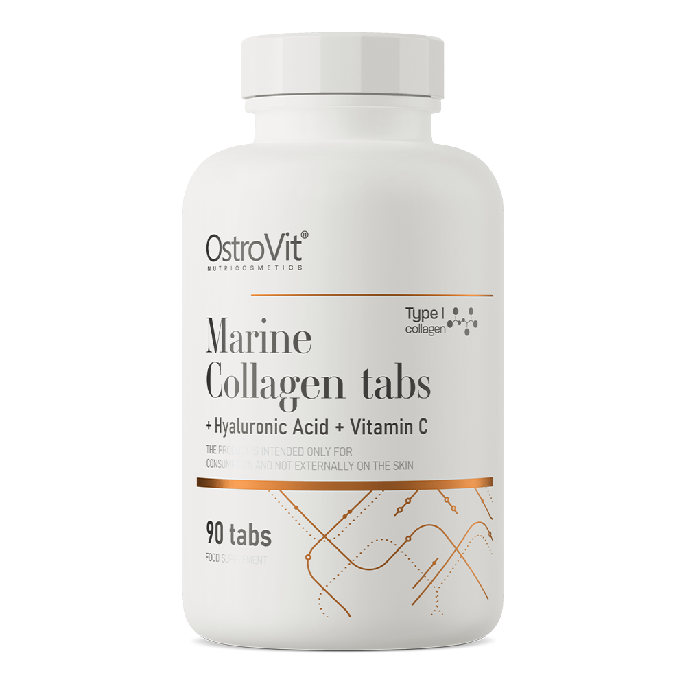 Marine Collagen + Hyaluronic Acid + Vitamin C – 90 tabletten | OstroVit