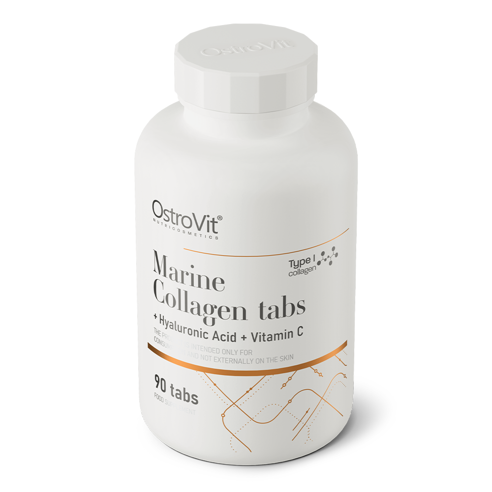 Marine Collagen + Hyaluronic Acid + Vitamin C – 90 tabletten | OstroVit