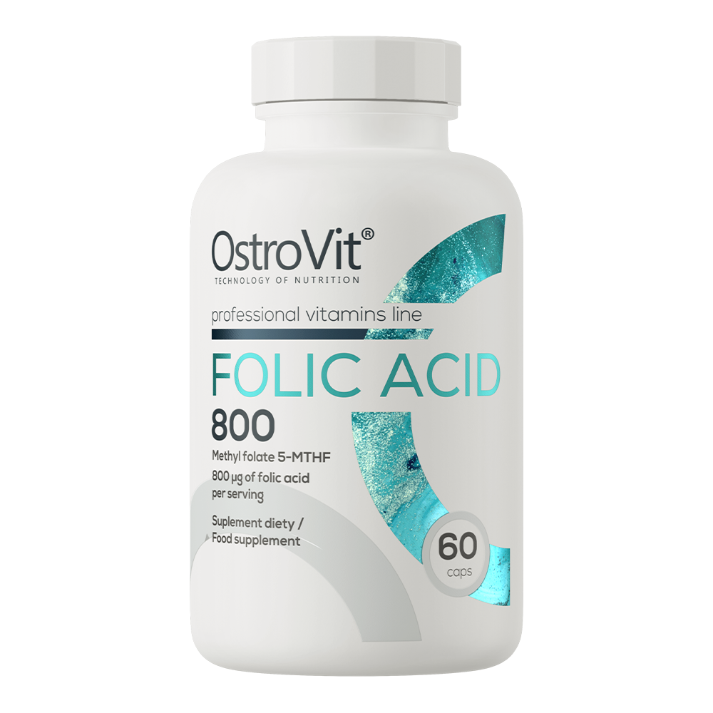 Metyl folate 5-MTHF | Methylfolaat 5-MTHF | 60 Capsules | OstroVit