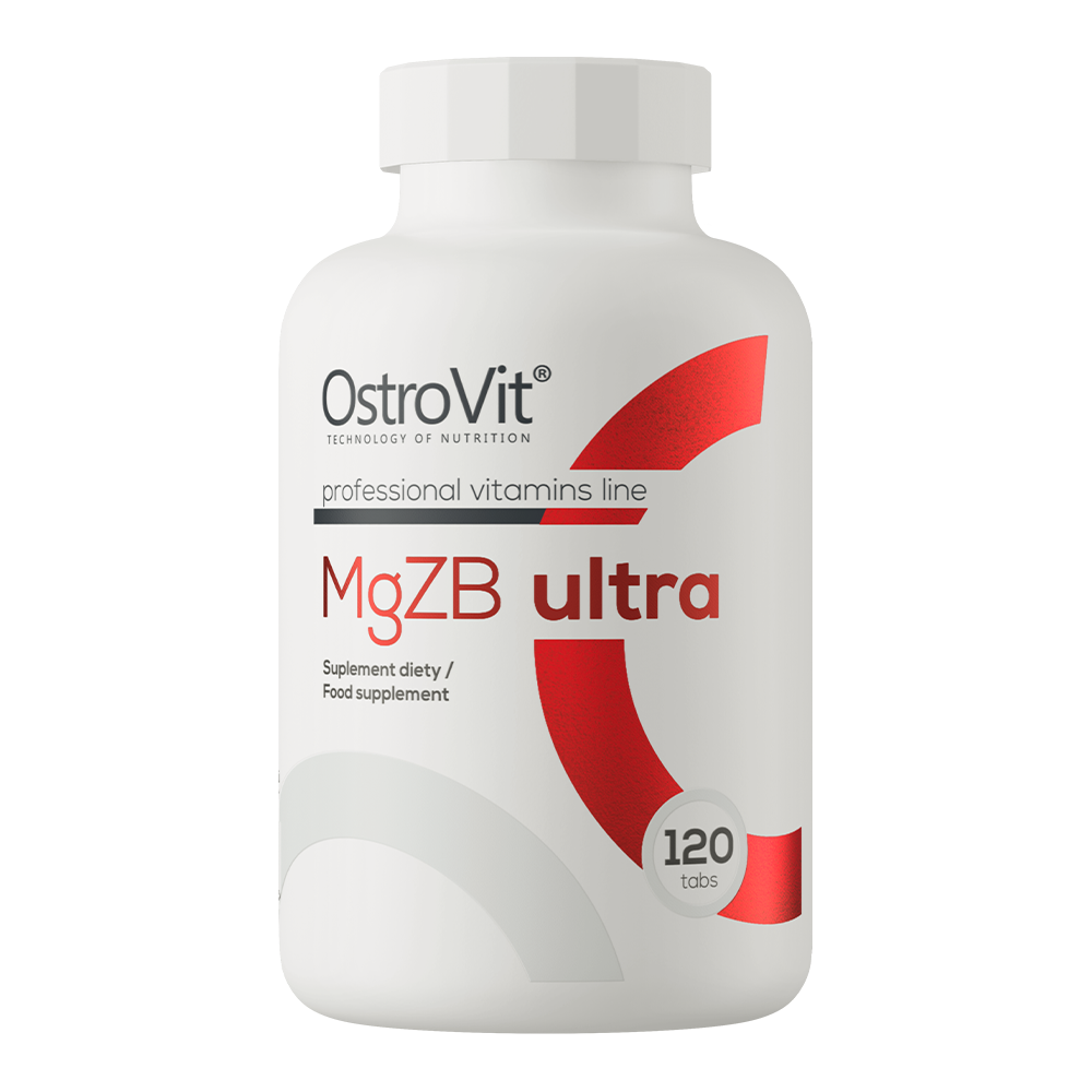 MgZB Ultra – 120 tabletten, Mg + Zn + B6 | OstroVit