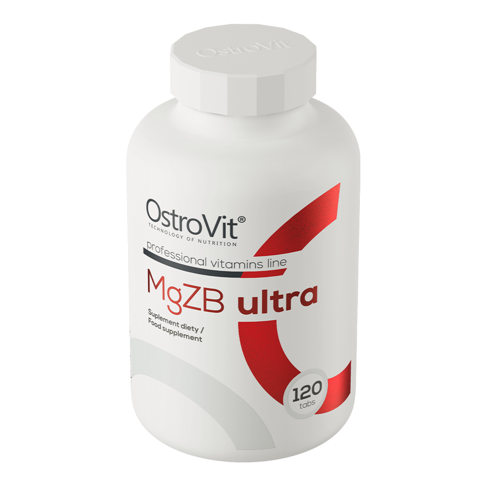 MgZB Ultra – 120 tabletten, Mg + Zn + B6 | OstroVit