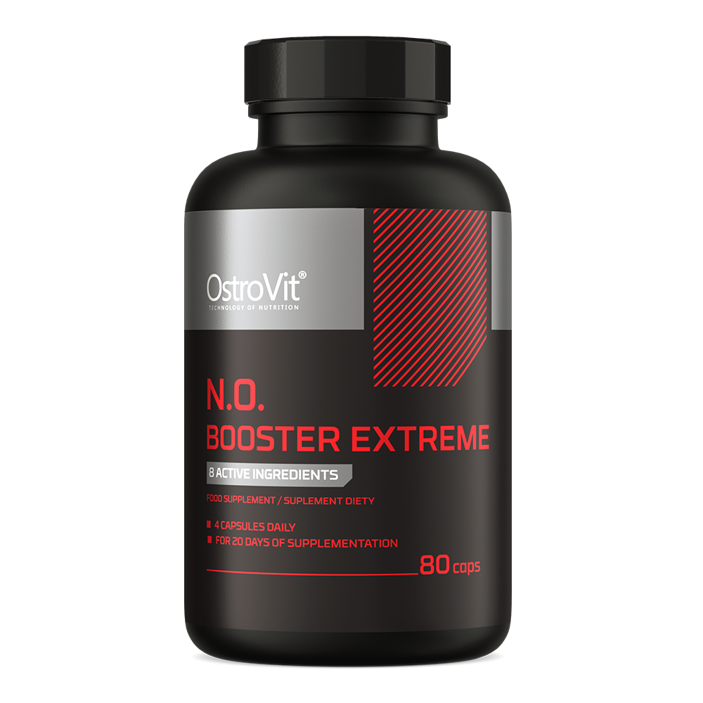 N.O. Booster Extreme – 80 capsules, 8 actieve stoffen | OstroVit