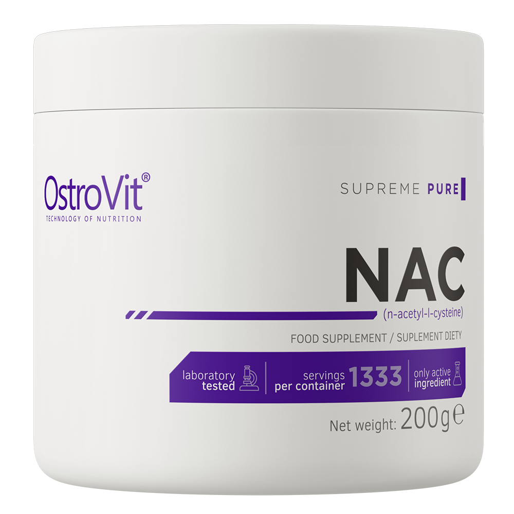 NAC | N-acetyl-L-cysteine | 200 g | Supreme Pure Natural | OstroVit