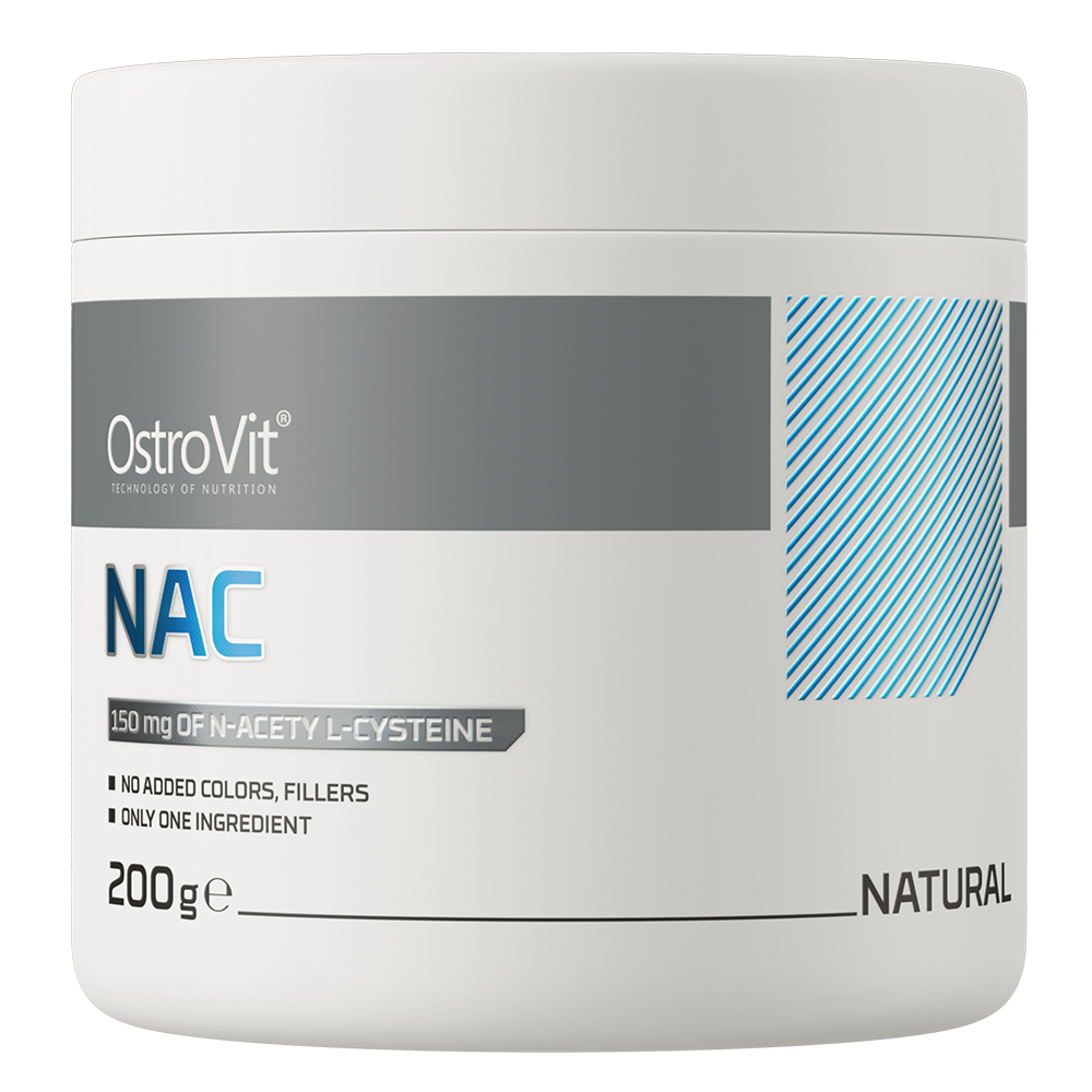NAC – 200 g poeder, 100% N‑acetyl‑L‑cysteïne | OstroVit