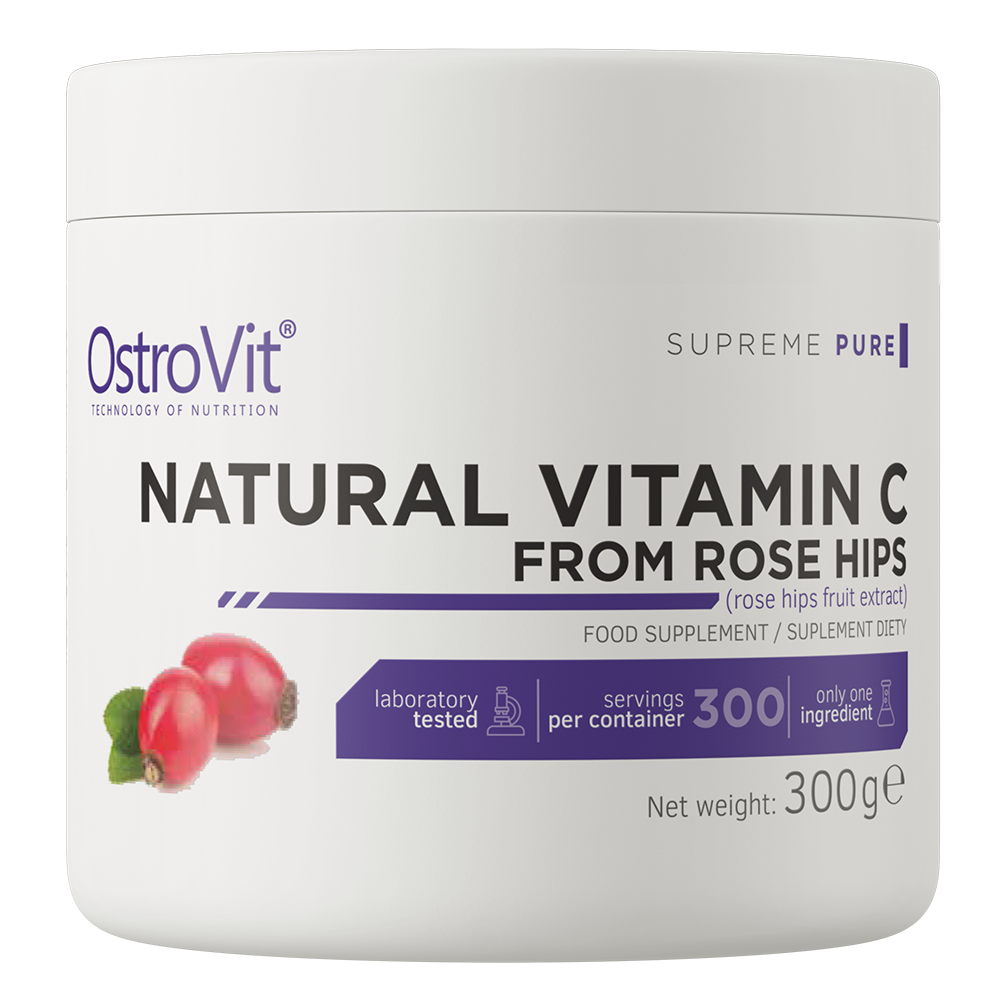 Vitamine C uit Rozenbottels | Natural | 300 g | OstroVit