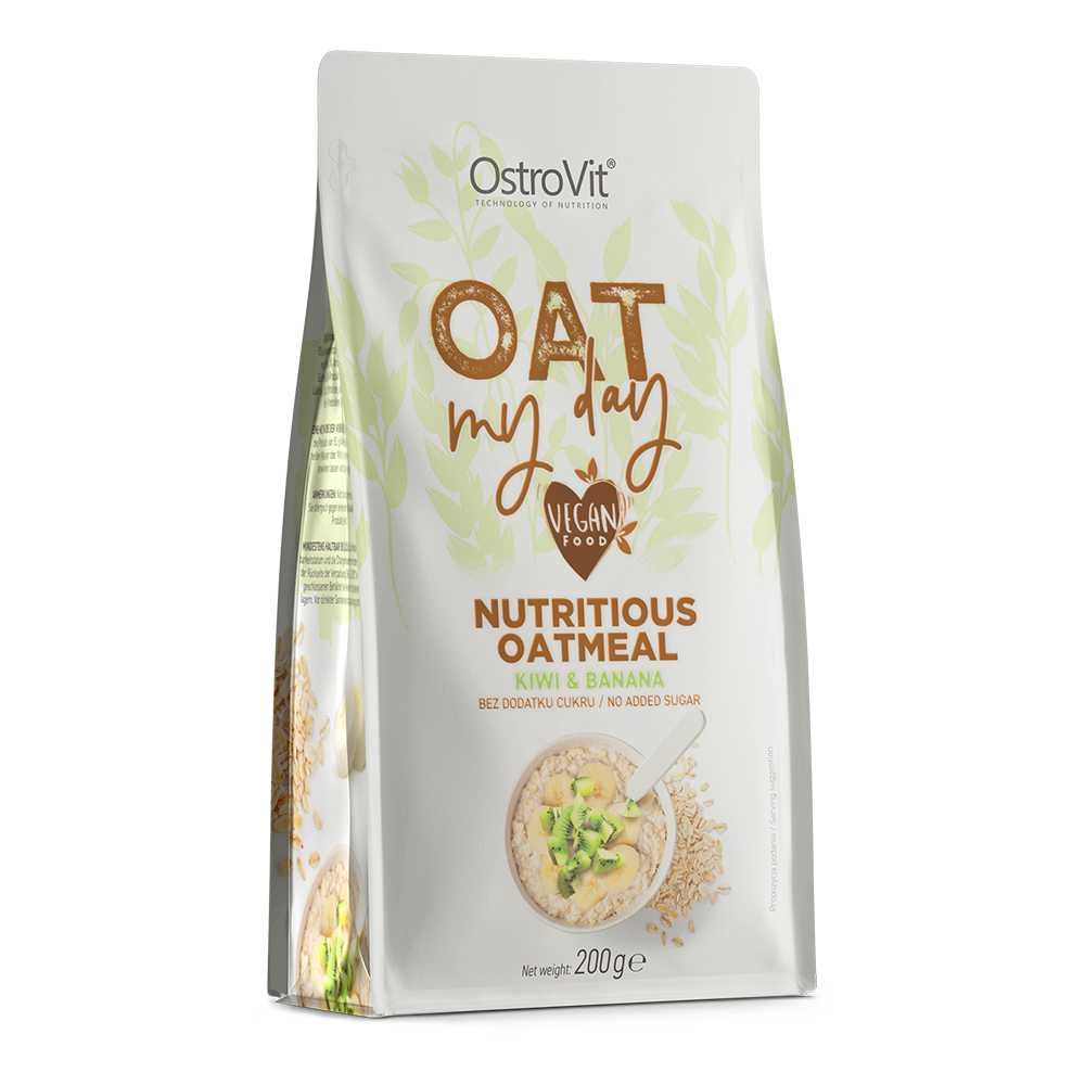 Oat My Day – 200 g - Kiwi & banaan, Rijk aan vezels | OstroVit
