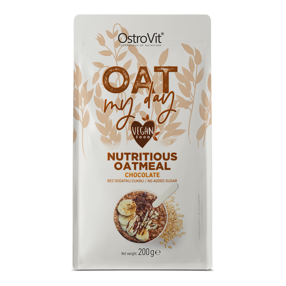 Oat My Day – 200 g - Chocolade, Rijk aan vezels | OstroVit