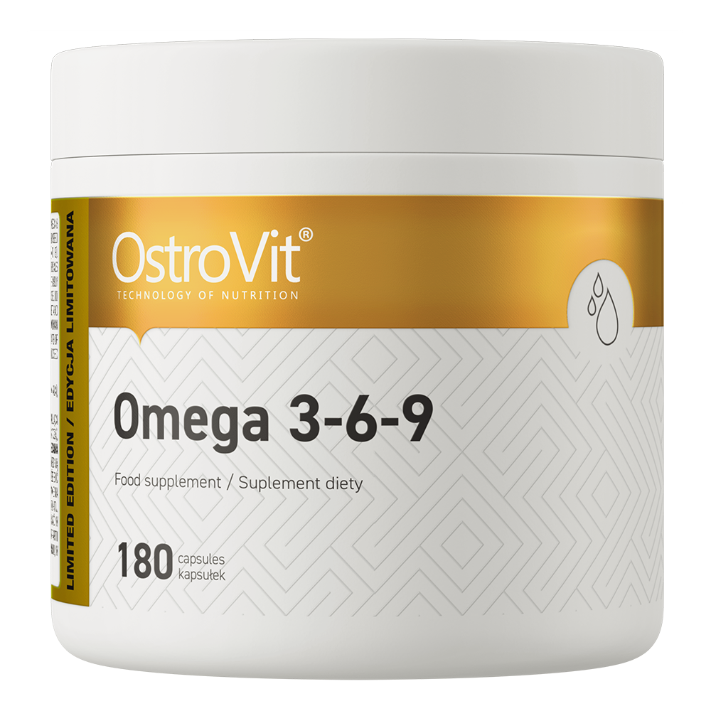 Omega 3‑6‑9 – 180 softgels, Met vitamine E | OstroVit