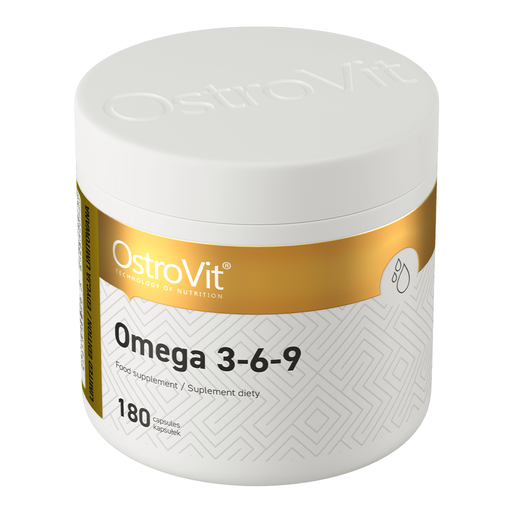 Omega 3‑6‑9 – 180 softgels, Met vitamine E | OstroVit