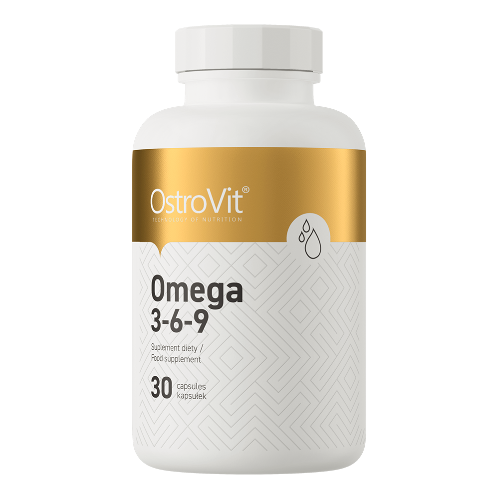 Omega 3‑6‑9 – 30 softgels, Met vitamine E | OstroVit