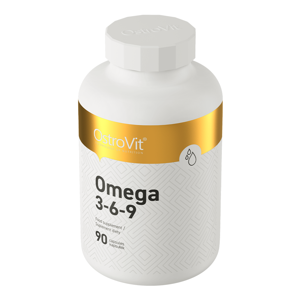 Omega 3‑6‑9 – 90 softgels, EPA & DHA + ALA/LA + Vitamine E | OstroVit