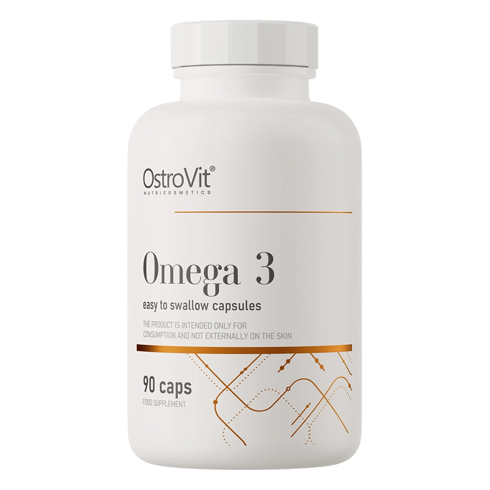 Omega 3 Easy to Swallow – 90 softgels, Kleine capsules | OstroVit