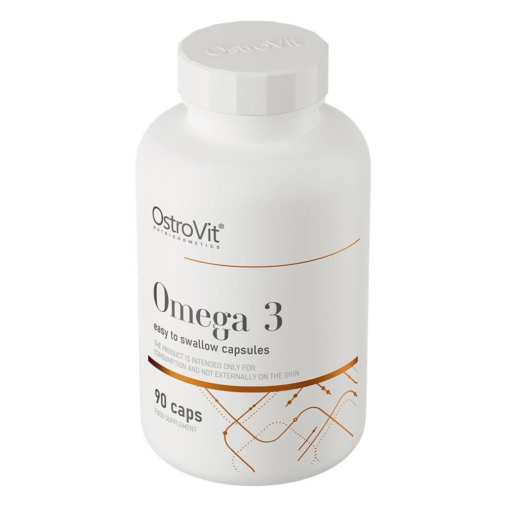 Omega 3 Easy to Swallow – 90 softgels, Kleine capsules | OstroVit