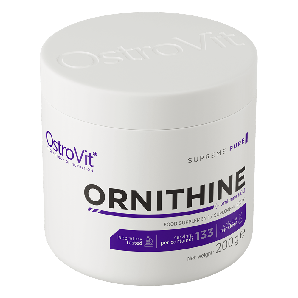 Ornithine | L-Ornithine | Poeder | 200 g | 133 Servings | Supreme Pure Natural | OstroVit