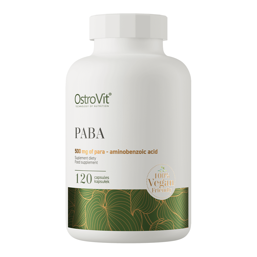 PABA VEGE – 120 vegan capsules, 500 mg PABA per capsule | OstroVit